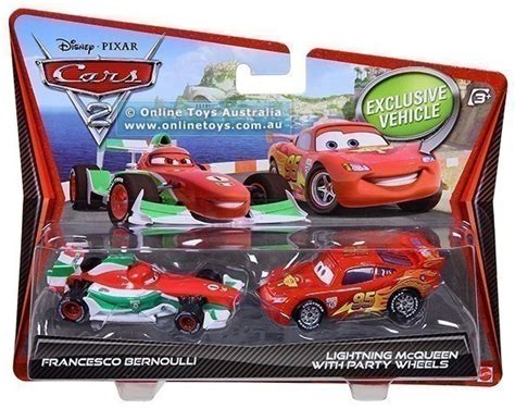 Disney-Pixar Cars 2 - Twin Pack - Francesco Bernoulli and Lightning ...