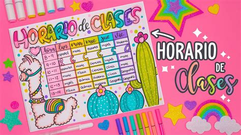 🦙 Haz tu HORARIO DE CLASES de LLAMA - ESPECIAL DE REGRESO A CLASES ...