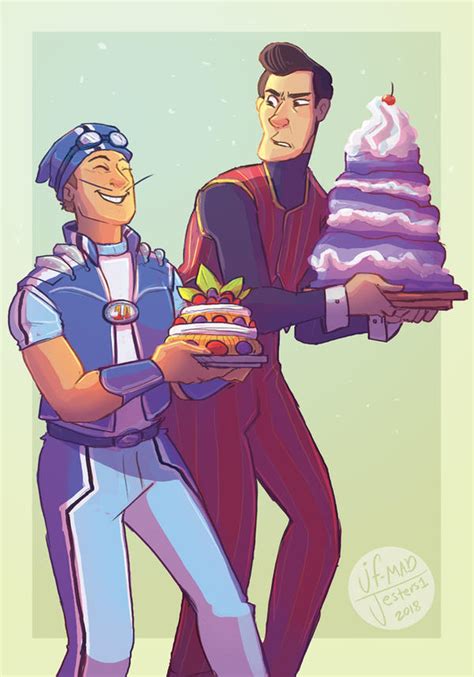 Lazy Town Zine- Cakes by MadJesters1 on DeviantArt