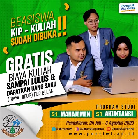 Beasiswa KIP Kuliah Khusus Warga Jakarta Timur - Kuota Banyak ...