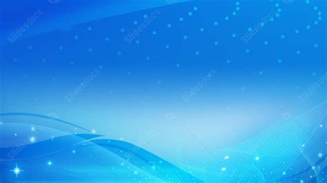 Simple Light Effect Blue Business Powerpoint Background For Free ...