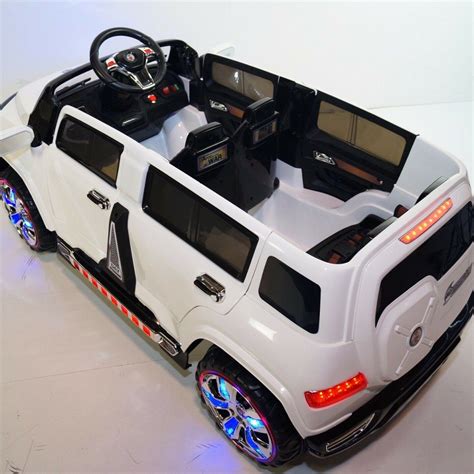 Big Seats Kids 12V SUV Style Ride On Car With Doors, Music, Lights ...