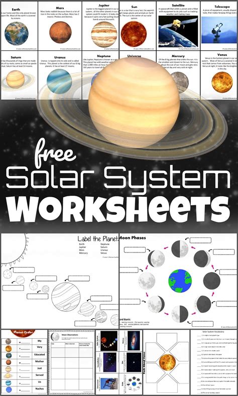 Solar System Worksheet Pdf - Wordworksheet.com