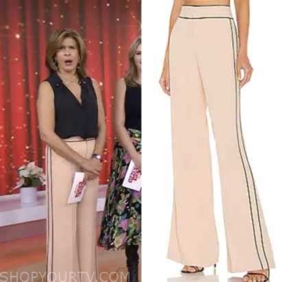 The Today Show: December 2022 Hoda Kotb's Pink and Black Side Stripe ...