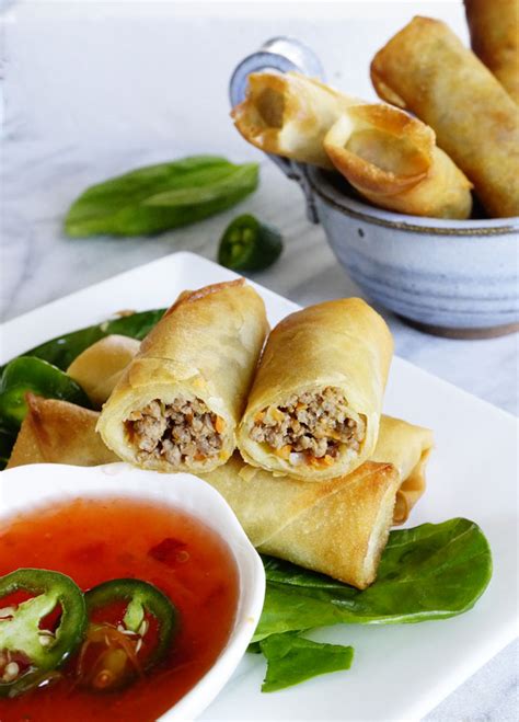 Easy Filipino Lumpia Recipe | The Skinny Pot