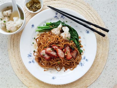 Dry Wonton Noodles Recipe with Char Siu - Souper Diaries