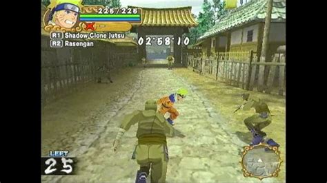 Naruto: Uzumaki Chronicles 2 PlayStation 2 Gameplay - Exploring and ...