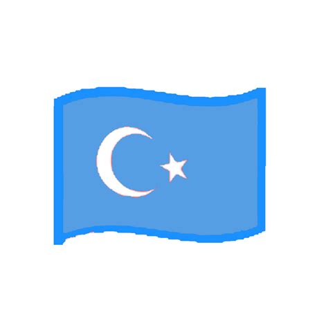 Uyghur Flag Emoji : r/flags