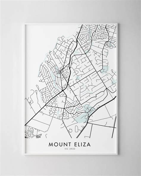 Melbourne – Mount Eliza Map Print - Chelsea Chelsea