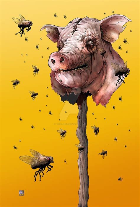 Lord of the Flies Print 11x17 | Etsy | Lord of the flies, Pig art, Dark art