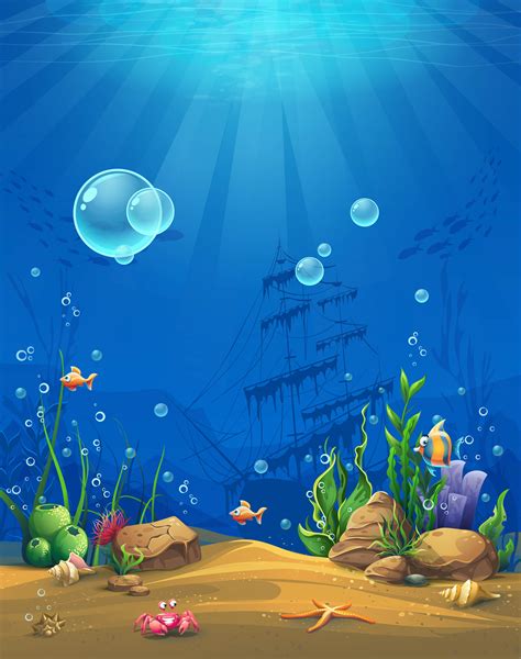 Underwater World Cartoon Pictures : Underwater World Cartoon Royalty ...