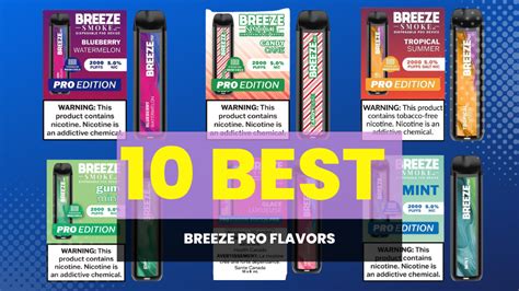 Top 10 Best Breeze Pro Flavors - SPIRITBAR