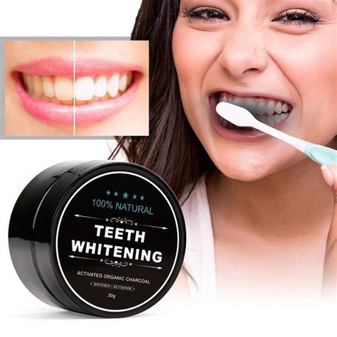 Activated Charcoal Teeth Whitening 100% Organic Coconut Shell Powder ...