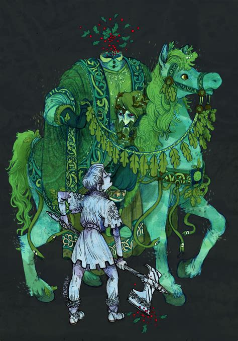 Sir Gawain and The Green Knight by faQy on DeviantArt