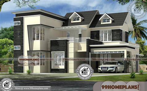 Kerala House Elevation Models with 3D Elevations | Best Modern Designs