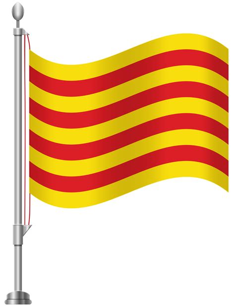 Catalonia Flag PNG Clip Art