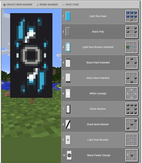 5+ Cool Blue Banner Designs Minecraft - Studio Irane Azad