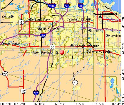 Park Forest, Illinois (IL 60466) profile: population, maps, real estate ...