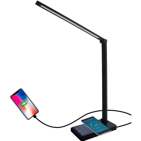 Desk Lamp with USB Charging Port and Wireless Charger - Neat Stuff to Buy