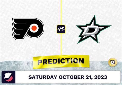 Flyers vs. Stars Prediction and Odds - October 21, 2023