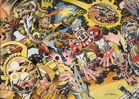 Jack Kirby’s 1973 NFL Artwork Is Fantastic, Trippy As Hell – The Man in ...