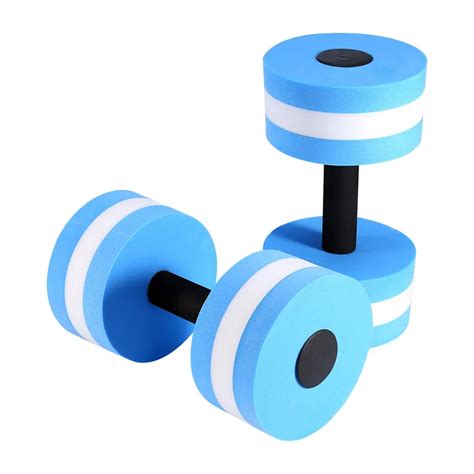 1 Pair Water Aerobics Dumbbell Medium Aquatic Barbell Aqua Fitness Pool ...