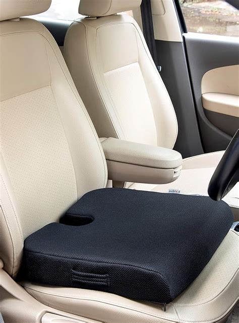 Car Seat Cushion for Long & Comfortable Drive - Orthopedic U-Cut Out ...