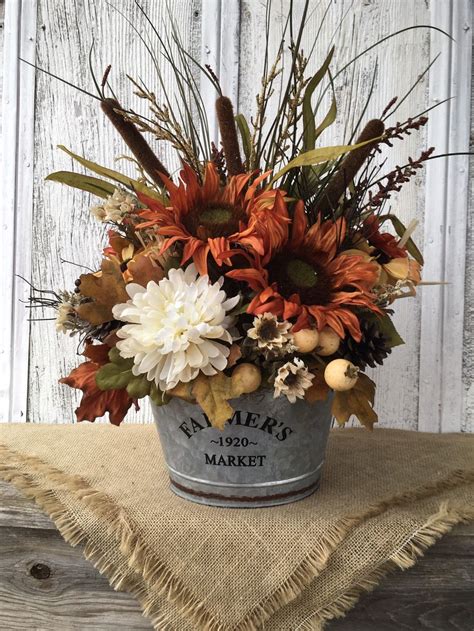 Fall Bouquet Home Decor Autumn