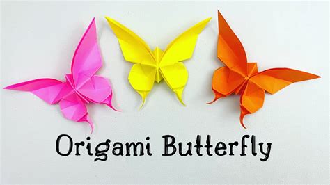 DIY ORIGAMI BUTTERFLY / Paper Crafts For School / Paper Craft / Easy ...