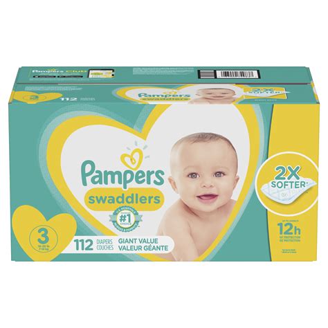 Pampers Swaddlers Diapers Size 3 112 Count - Walmart.com - Walmart.com