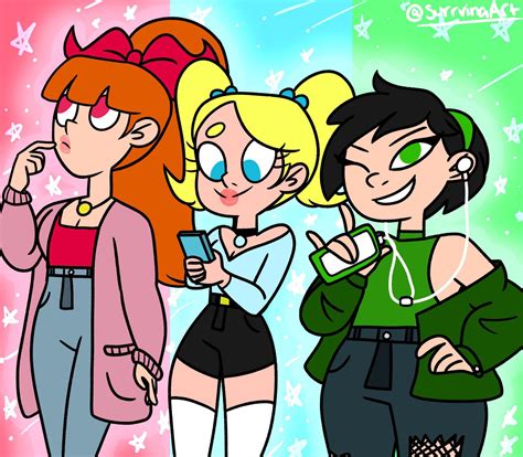 Powerpuff Girls fan art I made 😊 : r/powerpuffgirls