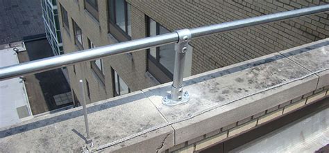 Rooftop Parapet Railing Safety Systems - Sesco Safety