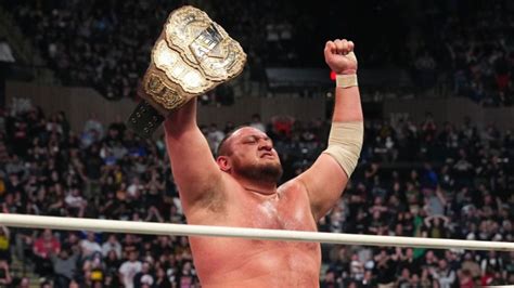 Samoa Joe Reveals Special Addition Made To AEW World Title For His ...