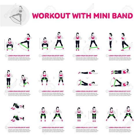 Printable Resistance Loop Band Exercises - Printable Word Searches