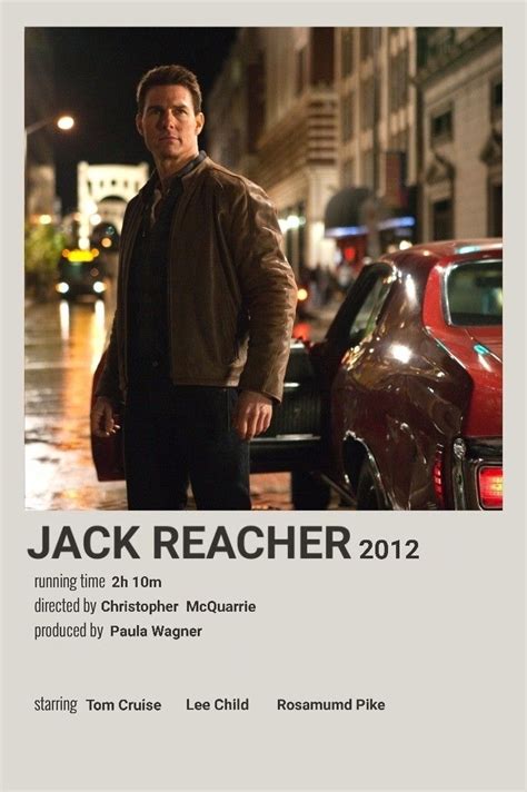 Jack Reacher Movie Polaroid Poster | Movie posters minimalist, Iconic ...