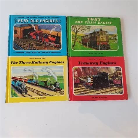 4 THOMAS THE Tank Engine Railway Series Books Stories Series 1, 7, 26 ...