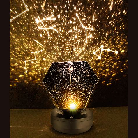 3 Colors LED Star Projector Lamp Romantic Rotating Night Cosmos Star ...