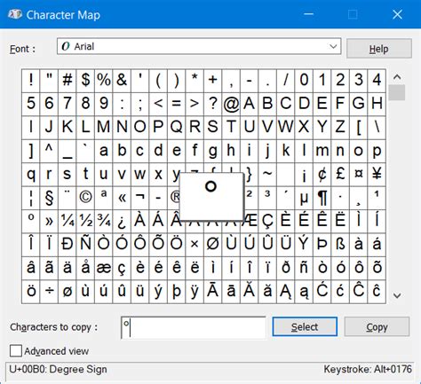 How to insert the degree symbol on Windows 10 | Character map, Word ...