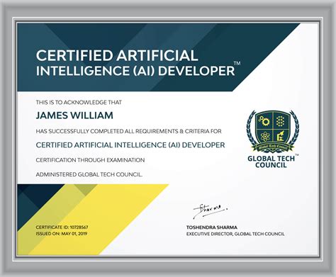 Best AI Certificate Program: Artificial Intelligence Developer ...