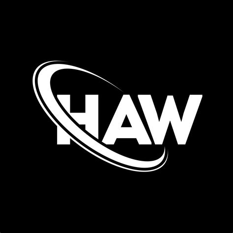 logotipo de haw. que letra. diseño del logotipo de la letra haw ...