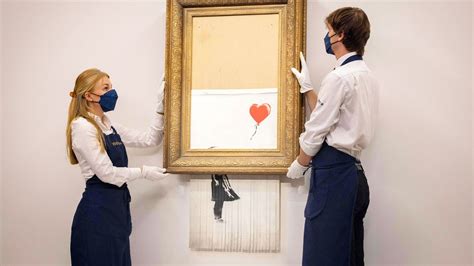 Banksy’s Shredded Painting to Be Auctioned for $5.5 Million - YouTube