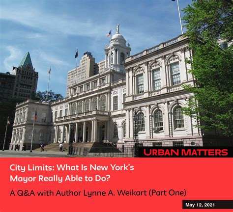 City Limits: What Is New York’s Mayor Really Able to Do? — Center for ...