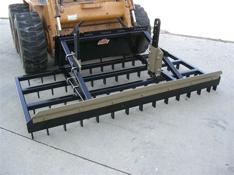 The Rake Landscaping Skid Steer Attachment - Daniel Mfg. Inc.