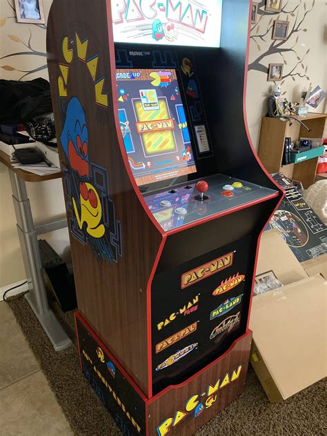 Pac-Man 40th Anniversary cab arrived today - upgraded screen/menu, no ...