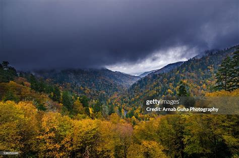 The Great Smoky Mountain Fall Colors High-Res Stock Photo - Getty Images