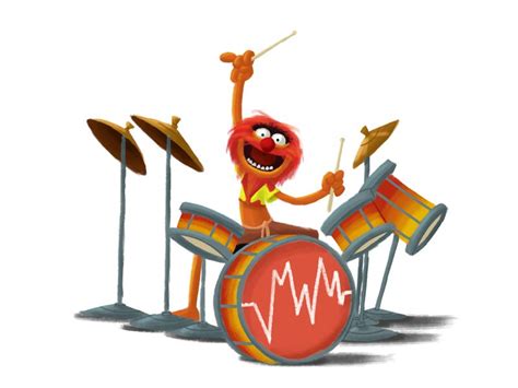 Animal | Drummer illustration, Animal muppet, Animal from muppets