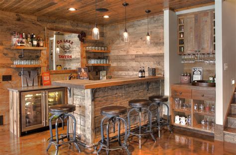 Ox Lake 2 - Rustic - Home Bar - Minneapolis - by Lands End Development ...