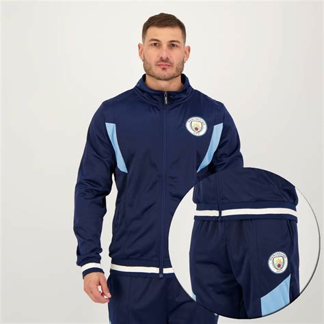 Manchester City Blue Tracksuit - Futfanatics