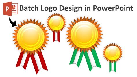 How to Make Batch Logo Design in PowerPoint Tutorial ! - YouTube