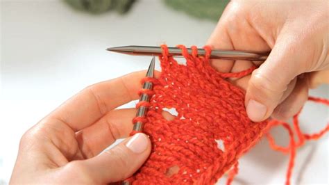 how to do a yarn over in this knitting tutori... (With images) | Lace ...